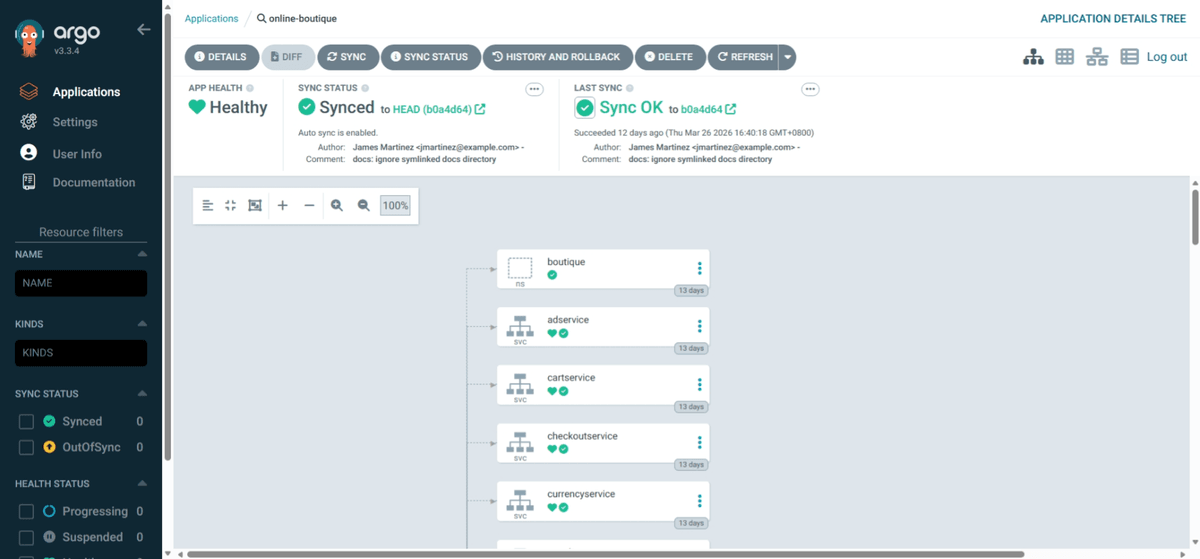 Homelab GitOps Screenshot