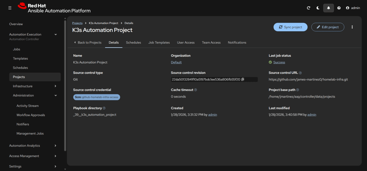 K3s Lab Automation Screenshot