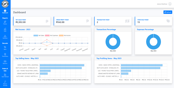 Sales Inventory System Screenshot